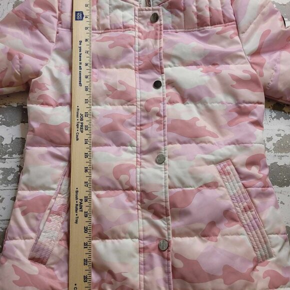2264 HFX Youth‎ Girls Pink Camo Ski Jacket Size Large - Picture 2 of 6